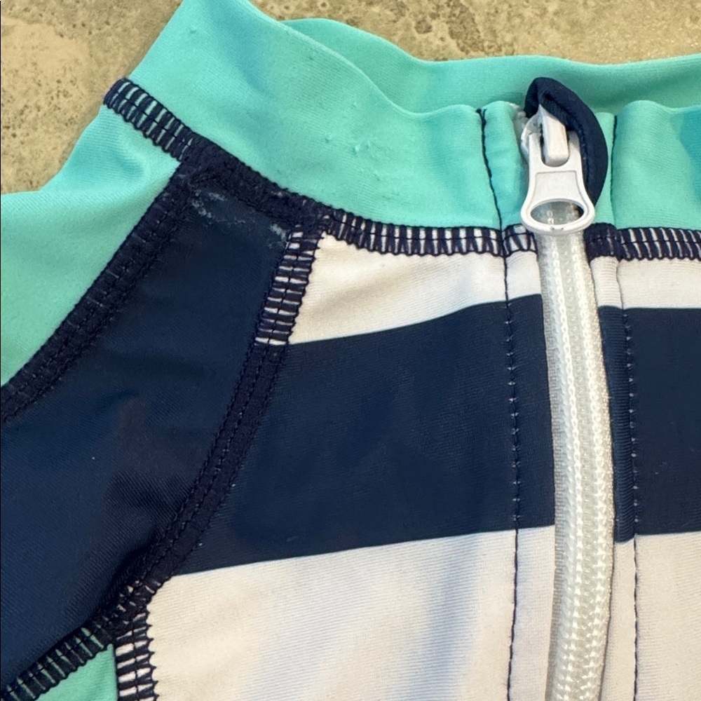 Striped Long Sleeve Rash Guard - Picture 4 of 6